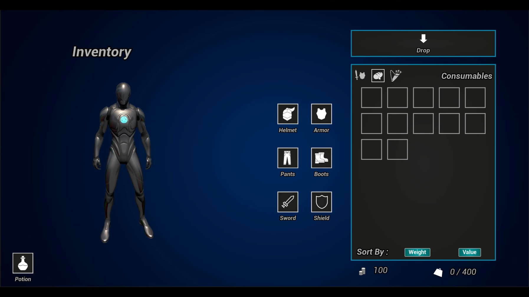 Inventory Empty